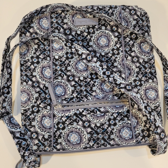 Vera Bradley Black and Blue Patterned Women's Bag - Picture 6 of 6